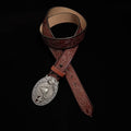 37in-42in TOPACC 50% Off - Embossed Belt Buckle