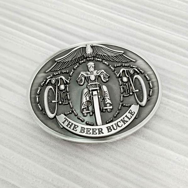 TOPACC Western Bull Bottle Opener Belt Buckle