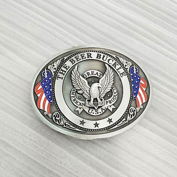 TOPACC Western Bull Bottle Opener Belt Buckle