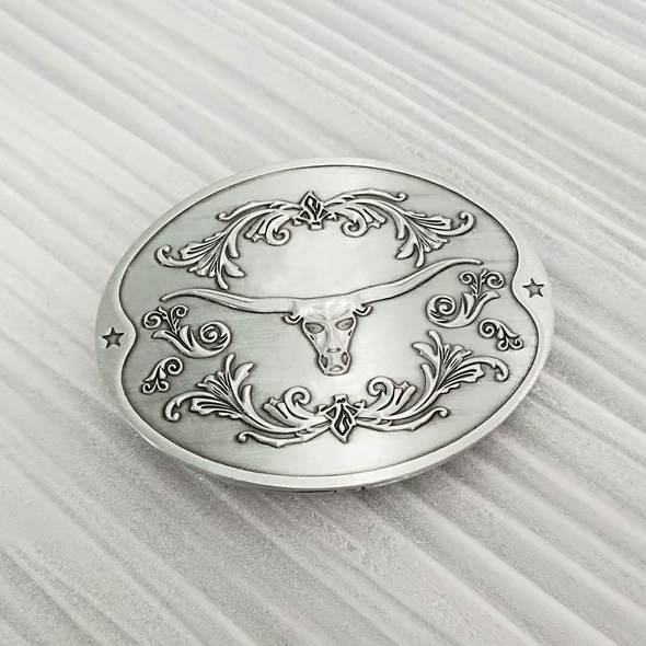 TOPACC Western Bull Bottle Opener Belt Buckle