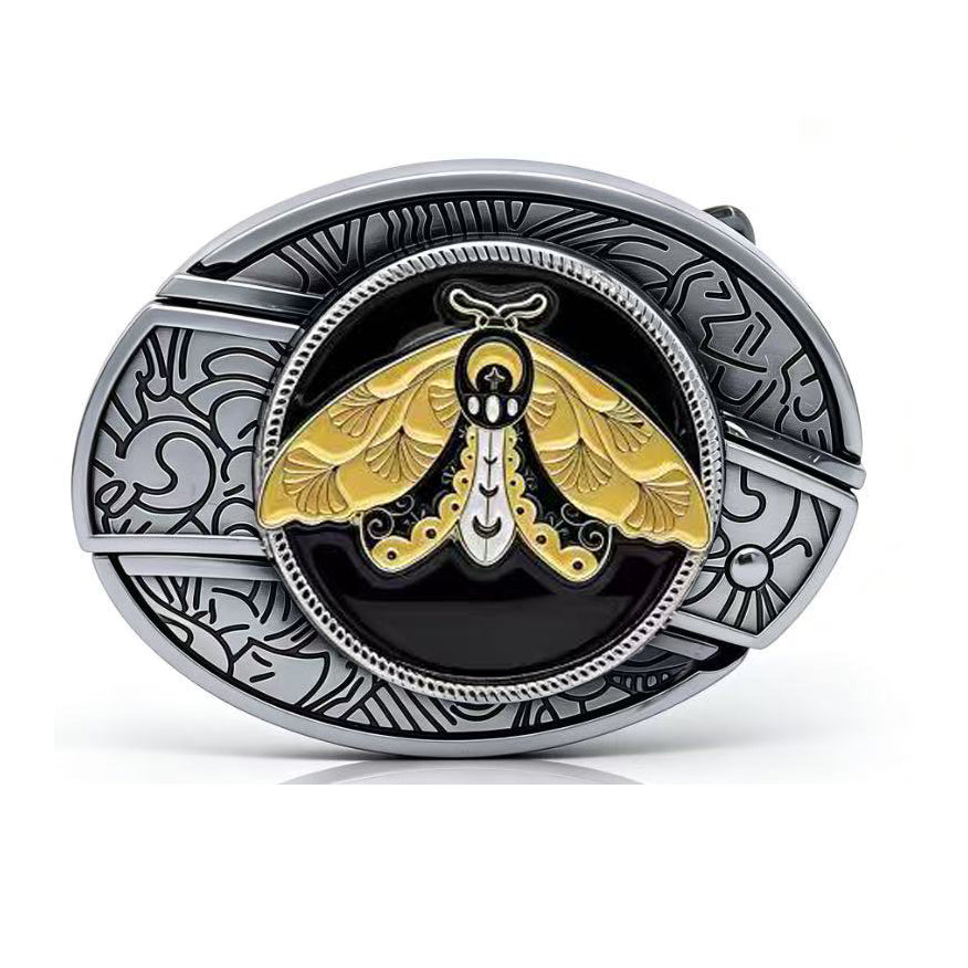 TOPACC Enamel  Oval Belt Buckle for Men Women-Animal Series