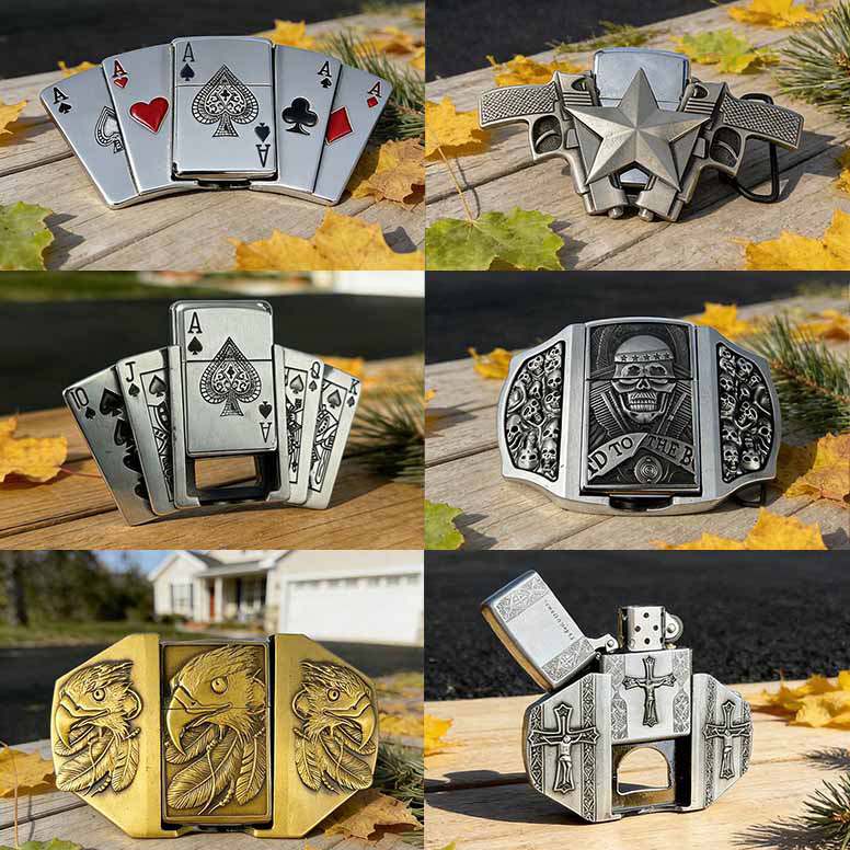 TOPACC Western Cowboy Lighter Buckle