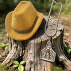 X-TOPACC Western Cowgirl Initial Necklace for Men Women