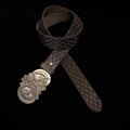 34in-36in-TOPACC 50% Off - Skull Checkered Belt
