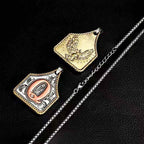 X-TOPACC ヴィンテージ ウェスタン カウガール イニシャル ネックレス 男女兼用