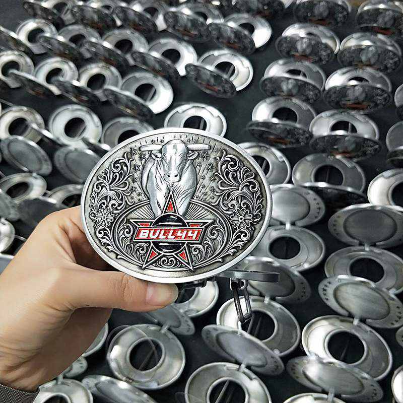 TOPACC Western Bull Bottle Opener Belt Buckle