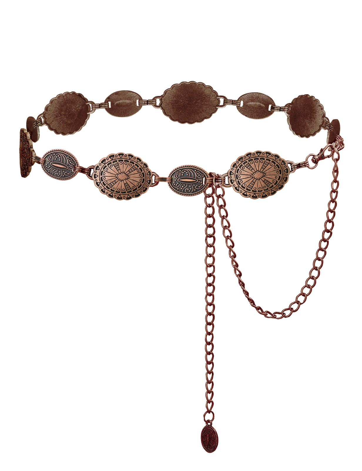 TOPACC Western Metal Concho Belt for Women