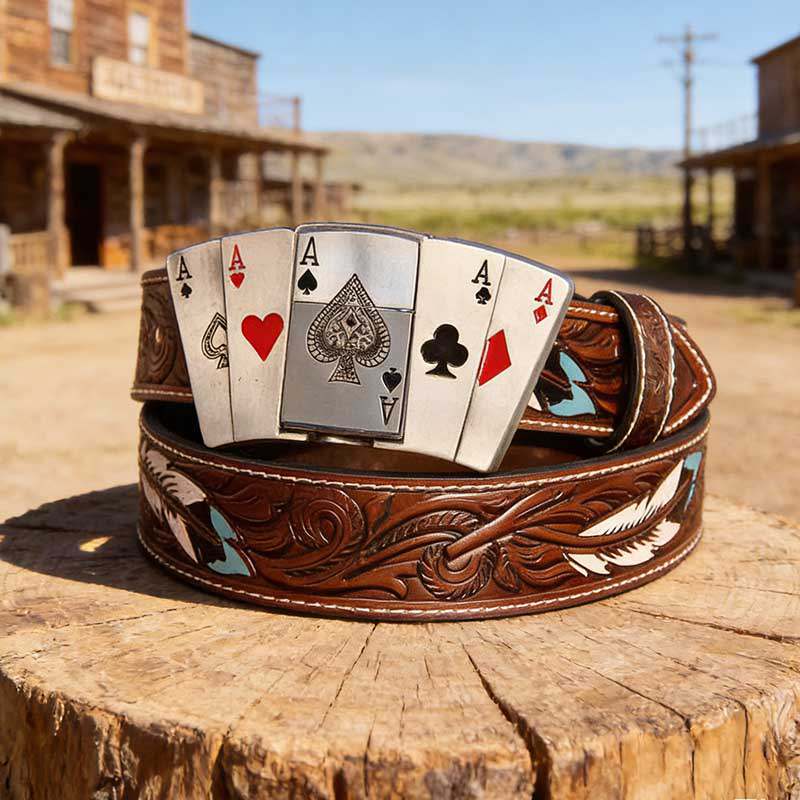 T-Detachable Lighter - Feather Belt