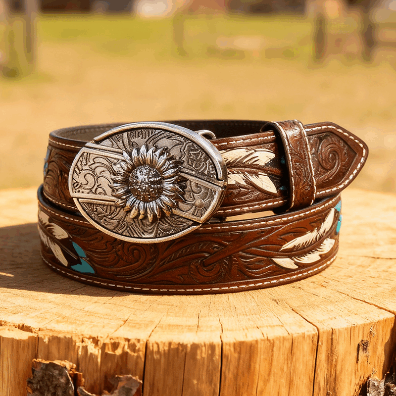 T-Feather Genuine Leather Belts