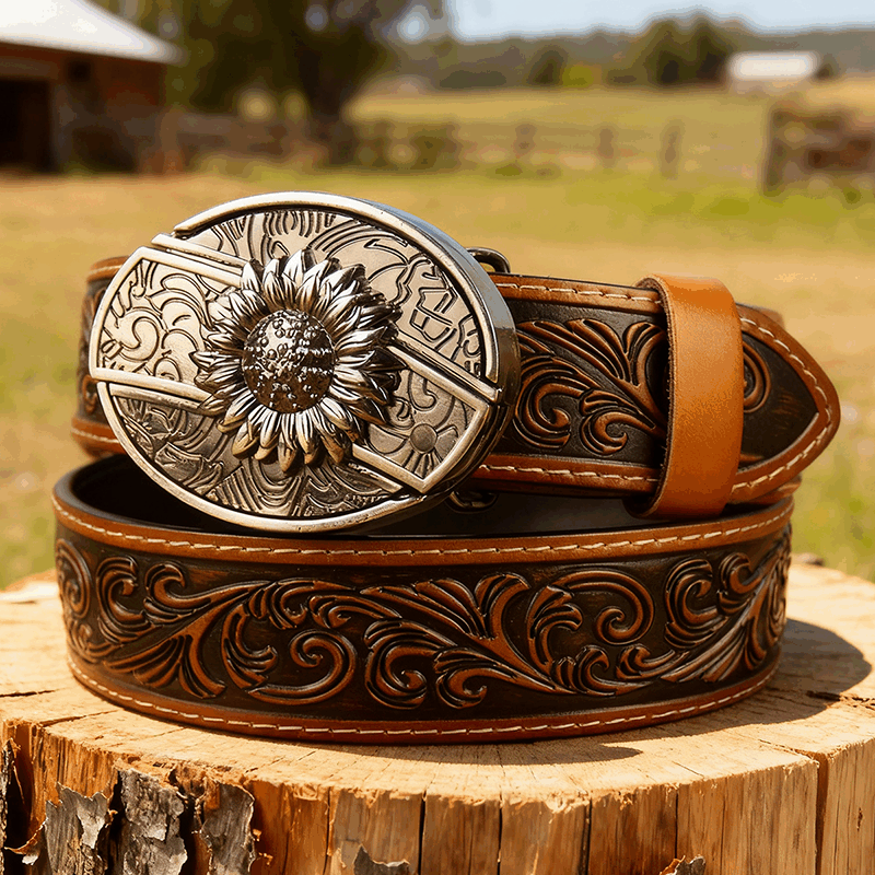 T-Brown Leather Belts