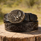 T-Black Leather Belts