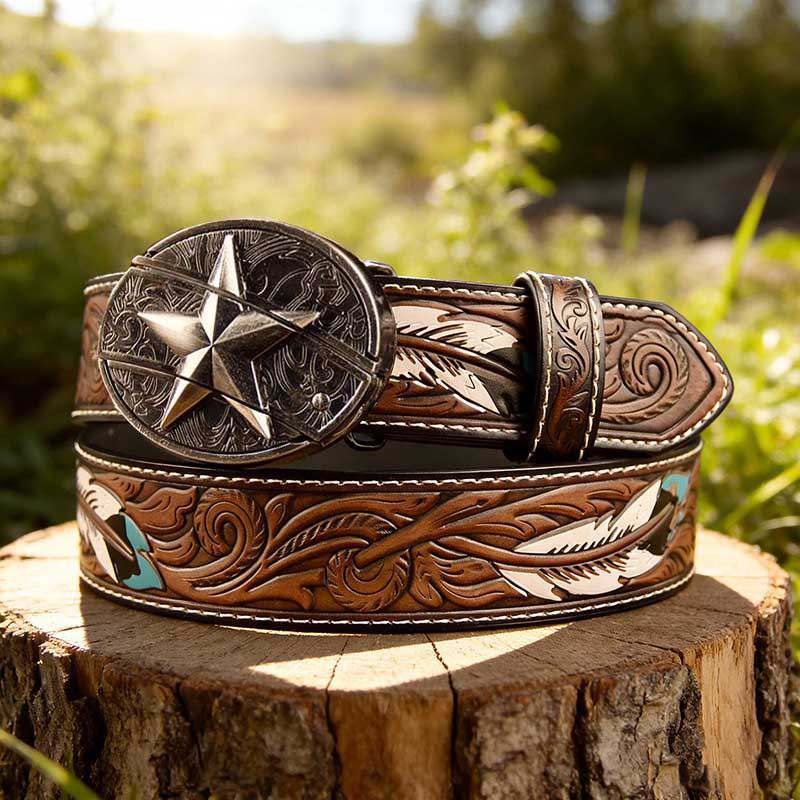T-Feather Genuine Leather Belts