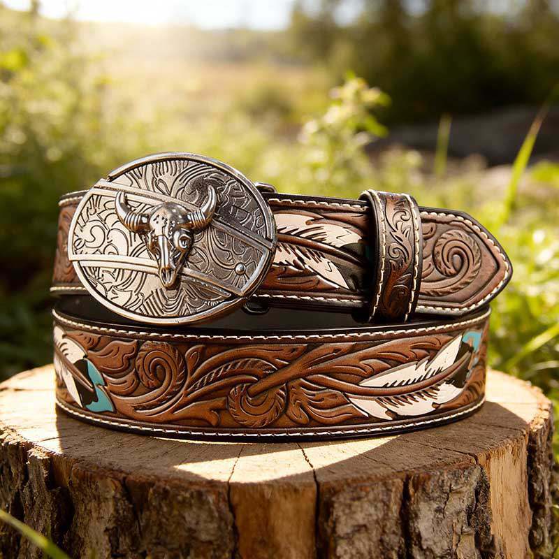 T-Feather Genuine Leather Belts