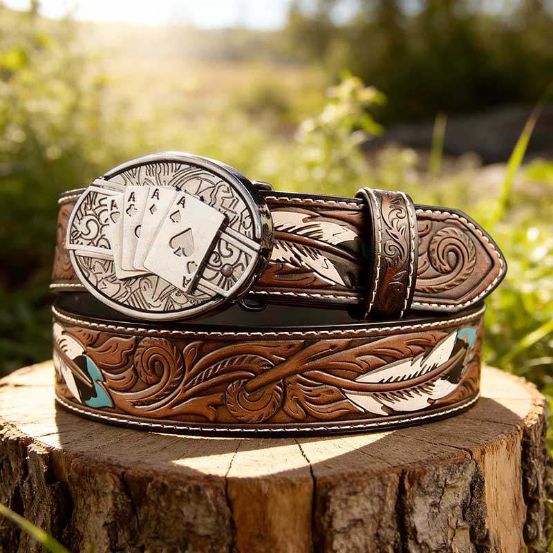 T-Feather Genuine Leather Belts