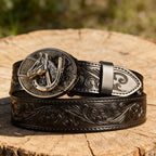 T-Black Leather Belts
