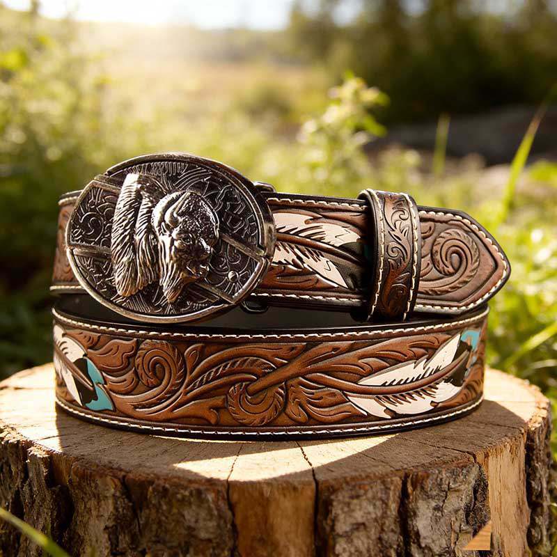 T-Feather Genuine Leather Belts