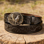 T-Black Leather Belts