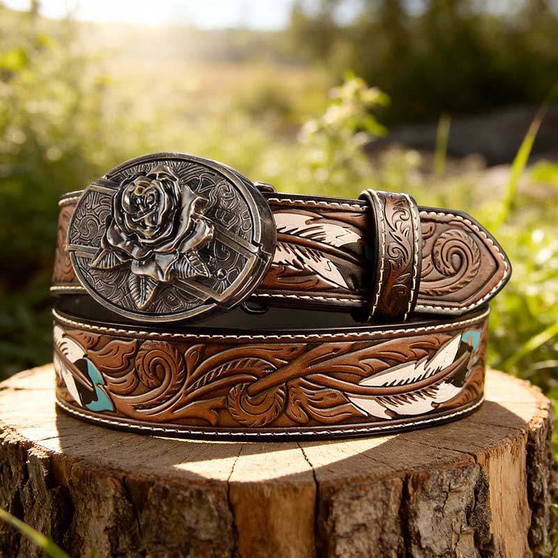 T-Feather Genuine Leather Belts