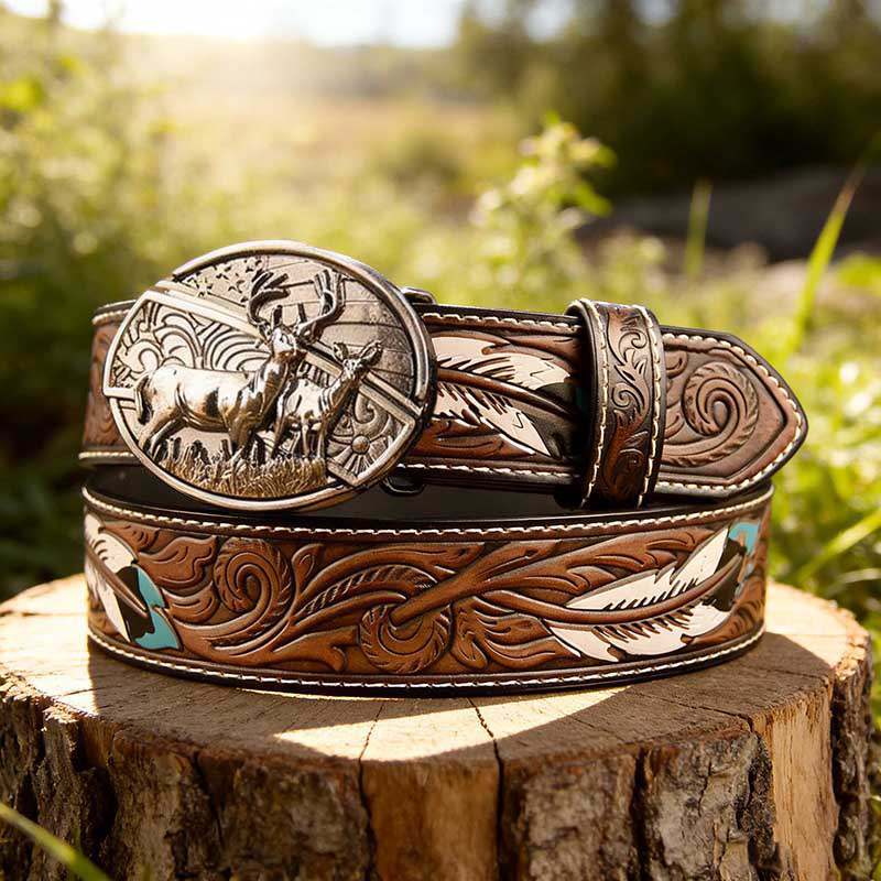 T-Feather Genuine Leather Belts