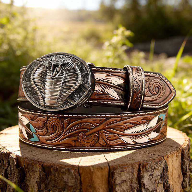 T-Feather Genuine Leather Belts