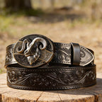 T-Black Leather Belts