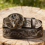 T-Black Leather Belts
