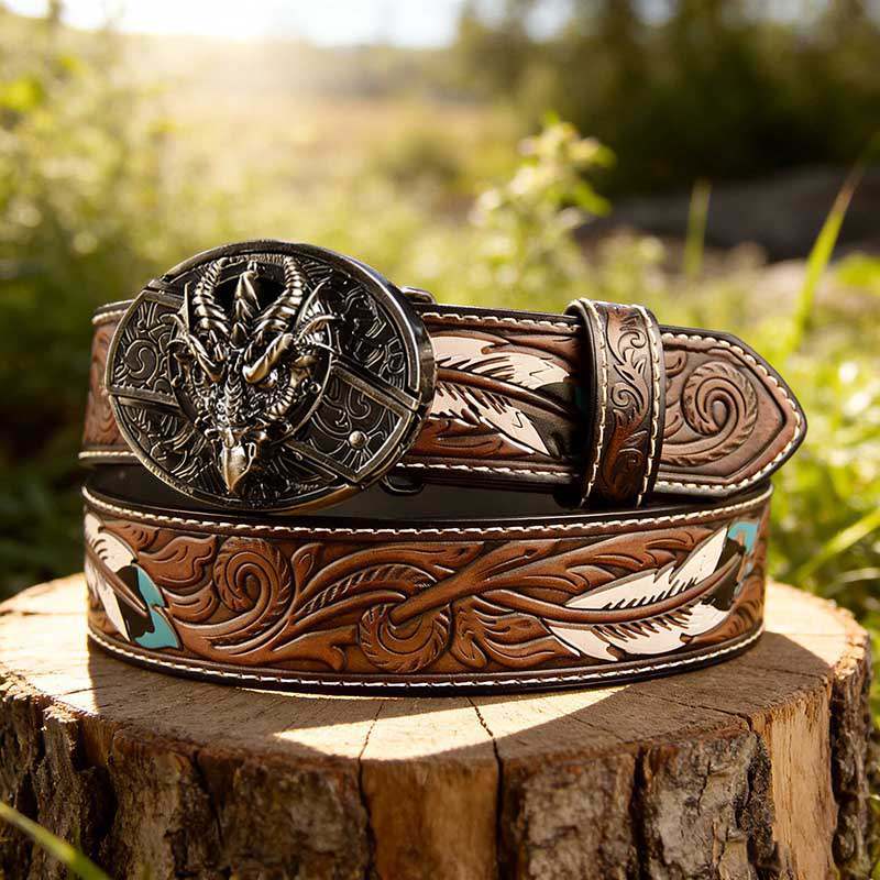 T-Feather Genuine Leather Belts