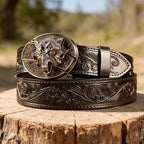 T-Black Leather Belts