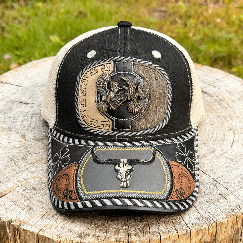 M- Gray Longhorn Trucker Hat
