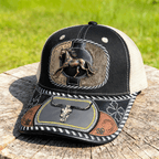 M- Gray Longhorn Trucker Hat