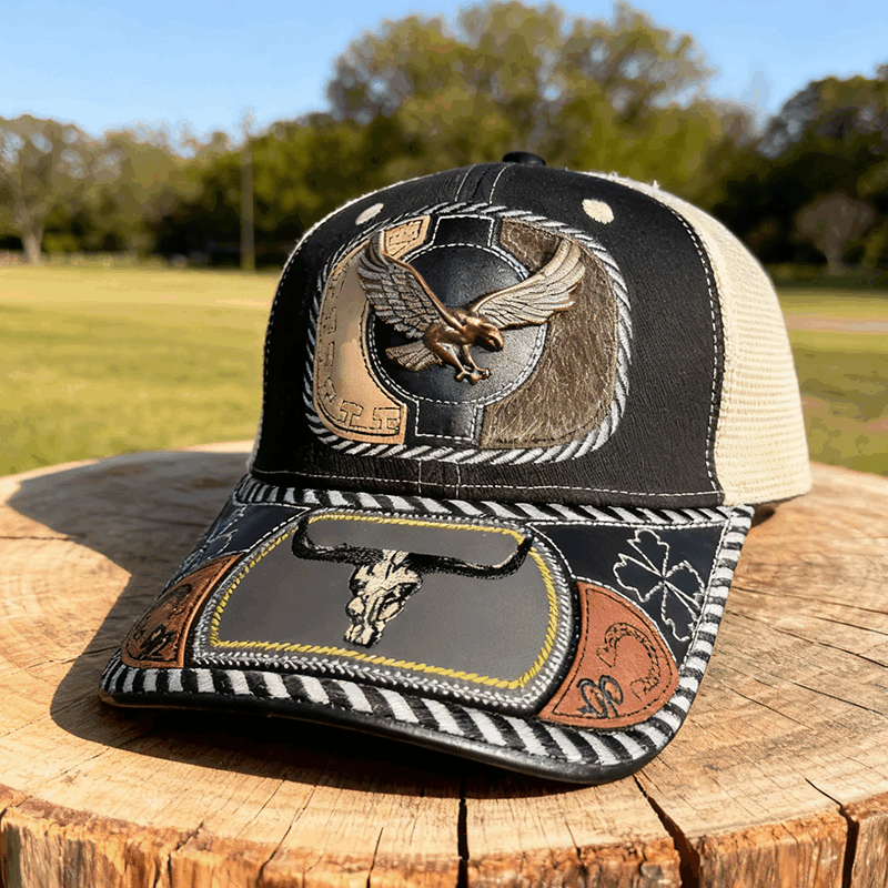 M- Gray Longhorn Trucker Hat
