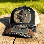 M- Gray Longhorn Trucker Hat