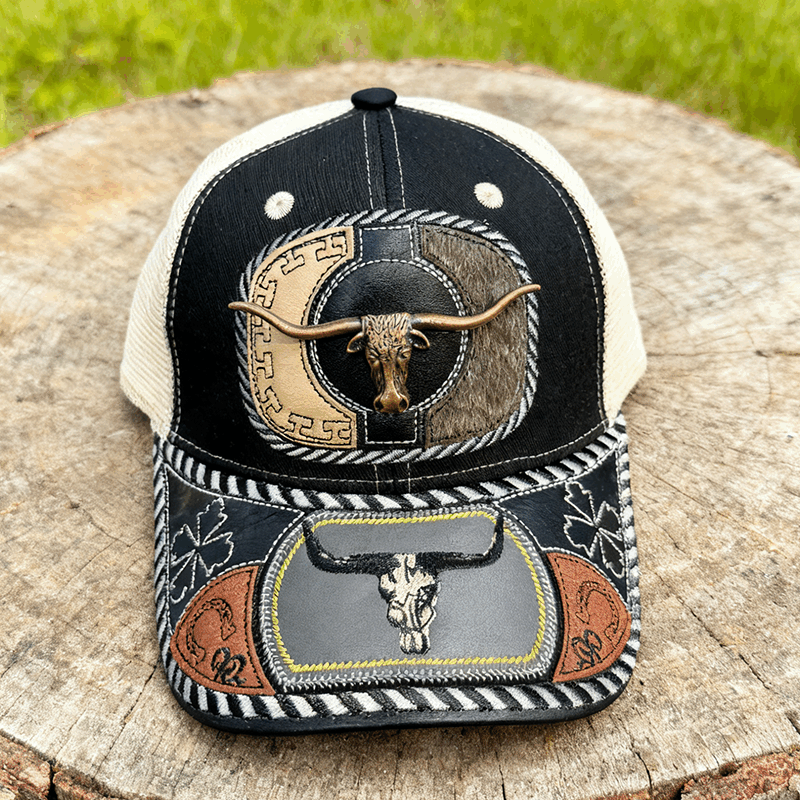 M- Gray Longhorn Trucker Hat