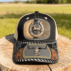 M- Gray Longhorn Trucker Hat