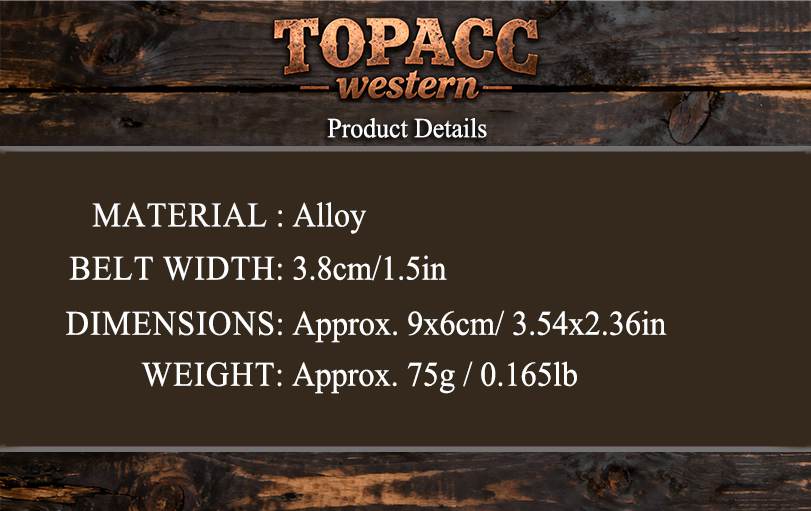 P-TOPACC Peteililt Belt Buckle