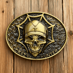 P-TOPACC Pirate Skull Belt Buckle
