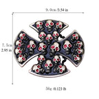 P-TOPACC Cross Skull Belt Buckle