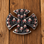 P-TOPACC Cross Skull Belt Buckle