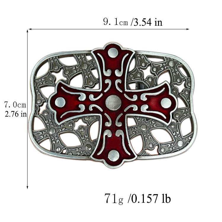 P-TOPACC Red Cross Belt Buckle