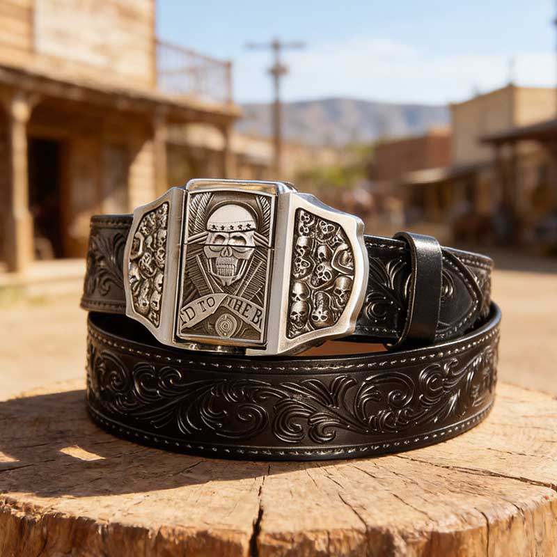 T-Detachable Lighter - Black Belt