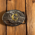 D-Letter-shaped detachable knife belt buckle