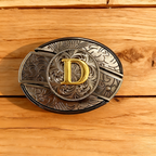 D-Letter-shaped detachable knife belt buckle