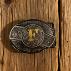 D-Letter-shaped detachable knife belt buckle