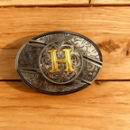 D-Letter-shaped detachable knife belt buckle