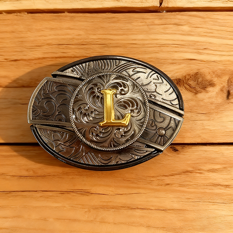 D-Letter-shaped detachable knife belt buckle