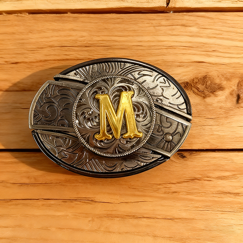 D-Letter-shaped detachable knife belt buckle