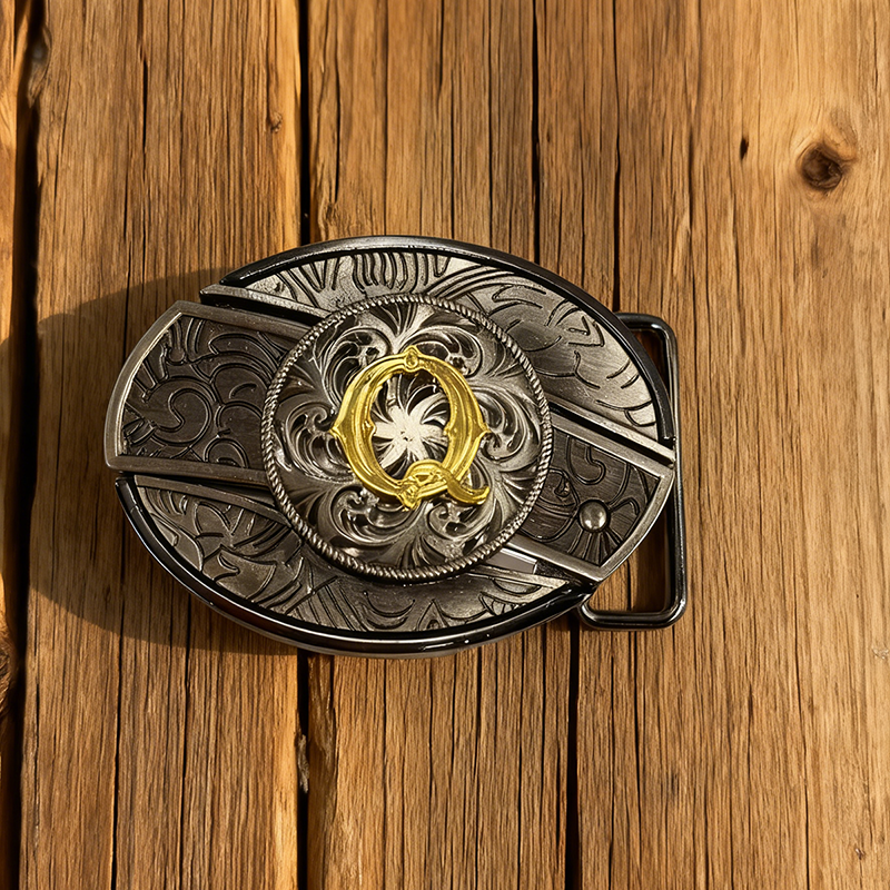 D-Letter-shaped detachable knife belt buckle
