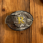 D-Letter-shaped detachable knife belt buckle