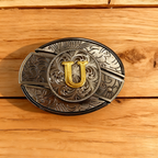 D-Letter-shaped detachable knife belt buckle