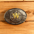 D-Letter-shaped detachable knife belt buckle